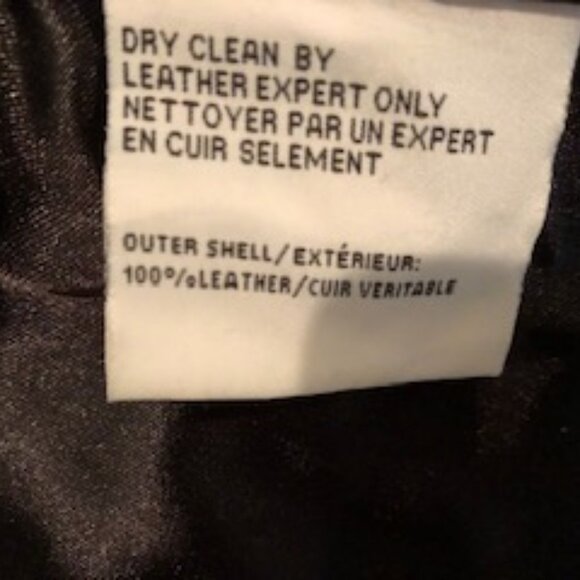 Lamarque Collection 264Ariel Lined 100% Leather Jacket Black Size L NWOT - Picture 6 of 6